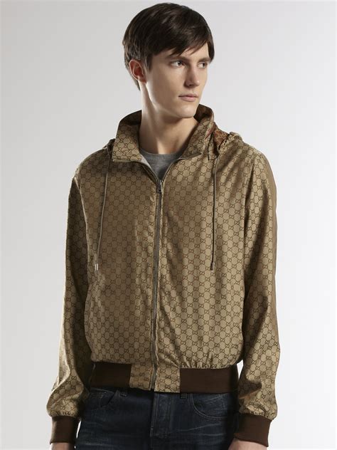 gucci nylon jacket mens|Gucci jacket men's price.